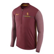 USC Trojans Men's Nike SC Interlock Coach Half-Zip Jacket